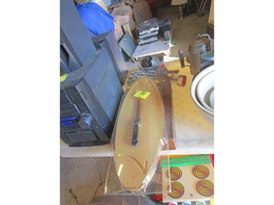 Knife & Cutting Board, Mixers, Etc.