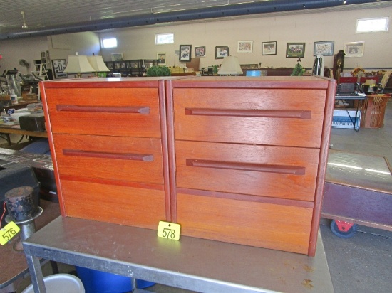 2 Teak End Tables