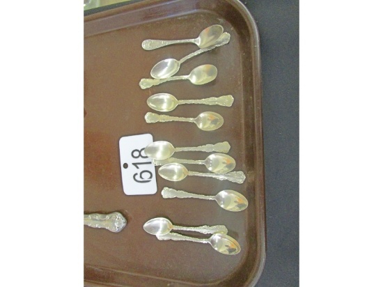 11 Sterling Spoons