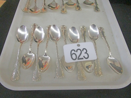 10 Sterling Spoons