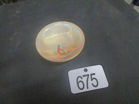 Royal Worcester Hand Painted Dish