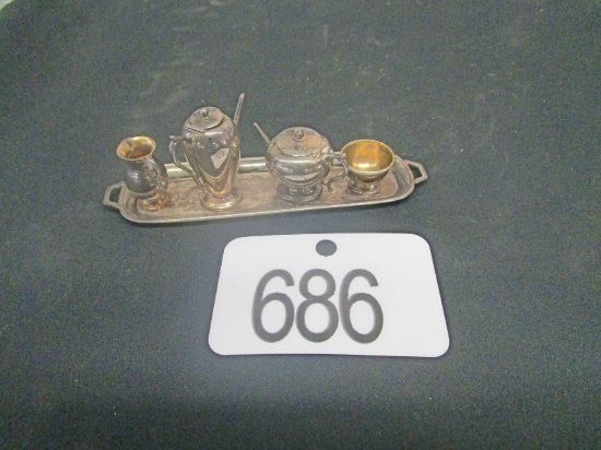 Miniature Sterling Tea Set