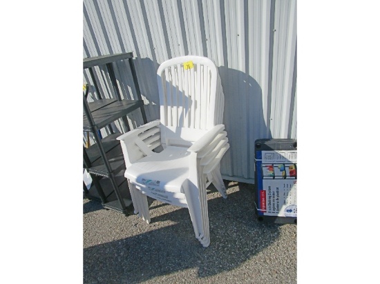 4 Plastic Chairs