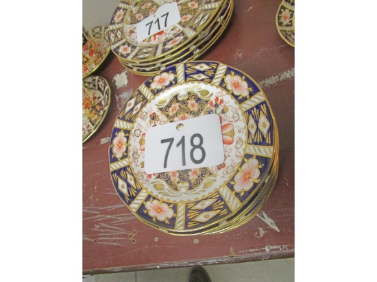 10 Royal Crown Derby Plates 6"