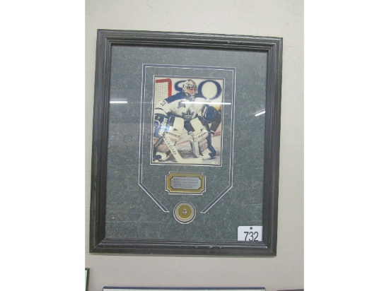 Signed Curtis Joseph Print