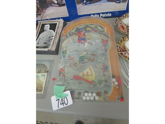 Hockey Pinball Game
