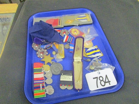 Tray of Medals