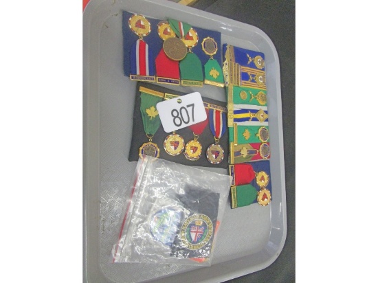 Tray of Medals