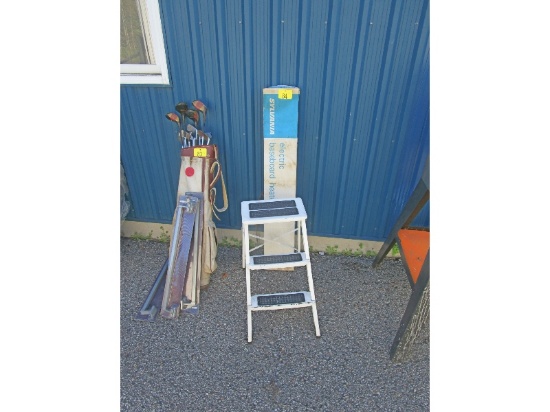 Baseboard Heater & Step Stool