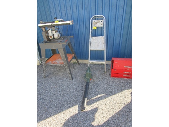 Step Stool & Leaf Blower