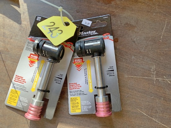 2 New Master Lock Hitch Pins