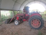 International 624 Diesel Tractor With Loader