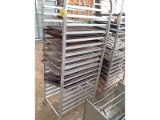 2 Aluminum Racks on Wheels (18