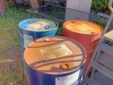 Part Barrel of Hydraulic Oil Plus 2 Empty Barrels