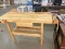 New Wooden Work Bench and Vises