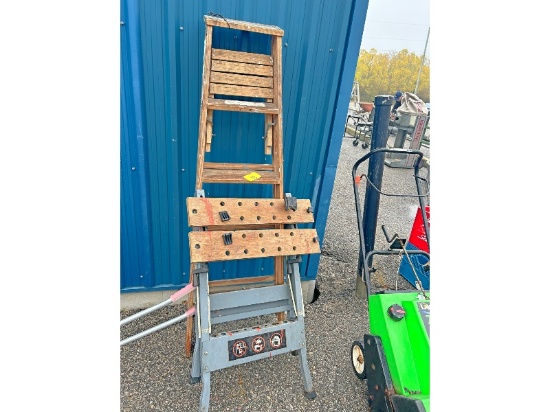 Workmate and Step Ladder