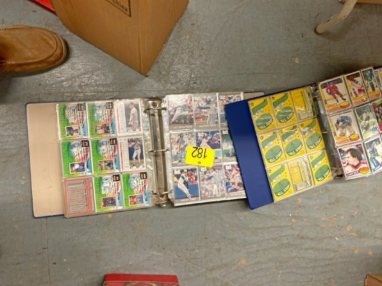 2 Binders of Baseball and Hockey Cards