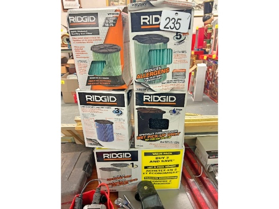 Lot of Air Filters (Shop Vac)