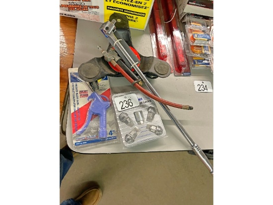 Lot of  Tools (Dolly/ Wheel Locks/Starter)