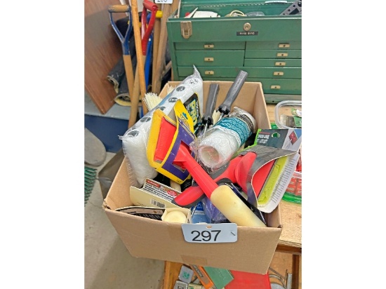 Box of Painter Supplies