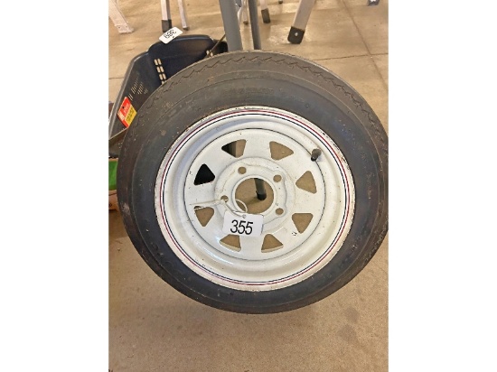 New 12" Rim with tire