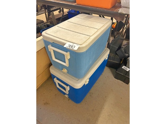 2 Coleman Coolers