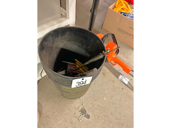 Pail of Drill Bits