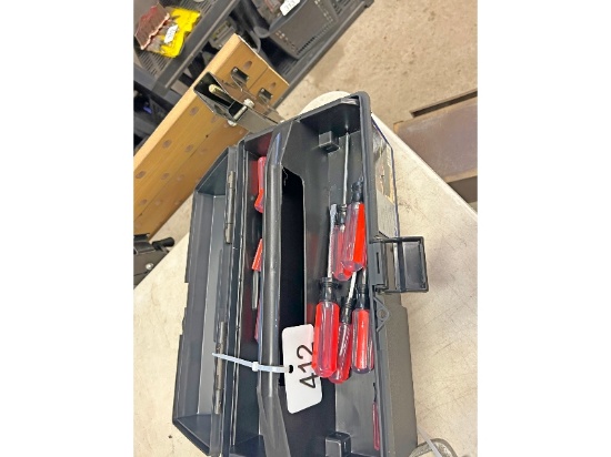 Toolbox with Screwdrivers