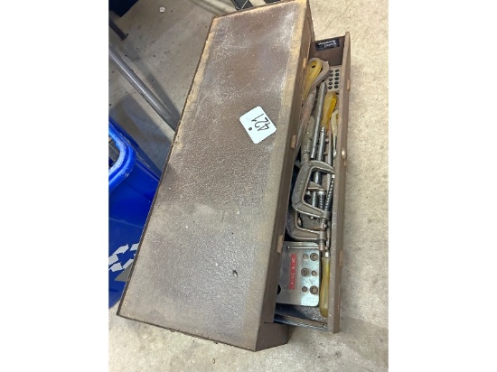 Metal Tool Chest with Tools