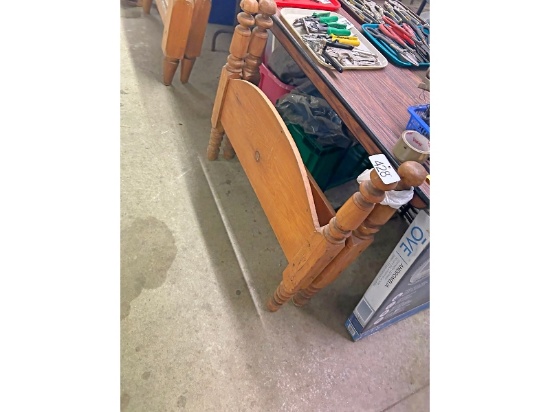 Pine Headboard and Footboard - Single
