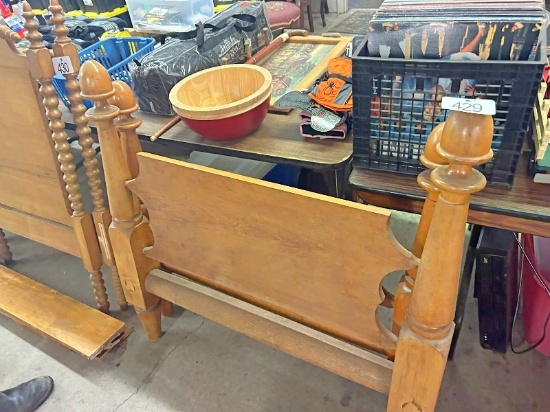 Pine Headboard and Footboard - Single