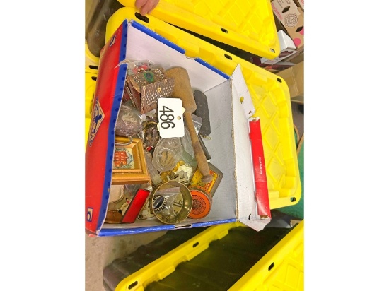 Box of Antique Knickknacks