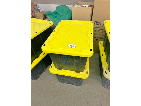 2 - 102 L HDX Bins with Lids
