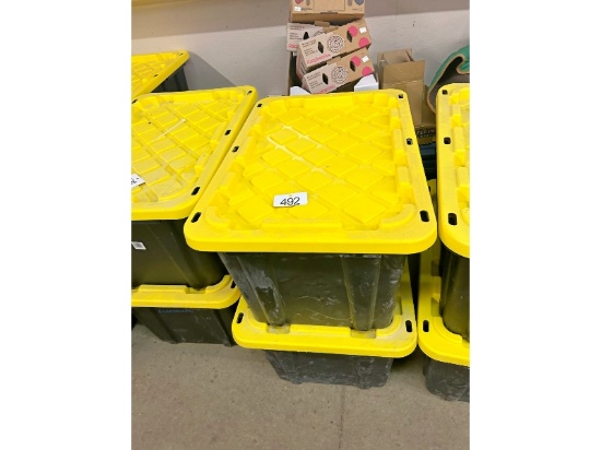 2 - 102 L HDX Bins with Lids