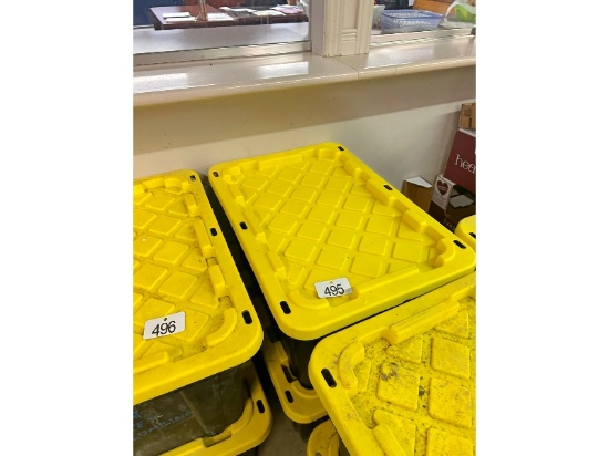 2 - 102 L HDX Bins with Lids