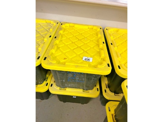 2 - 102 L HDX Bins with Lids