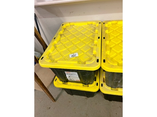 2 - 102 L HDX Bins with Lids