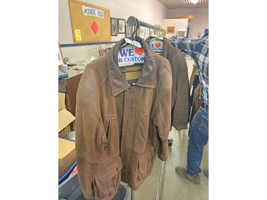 Men's Leather Jacket Size L