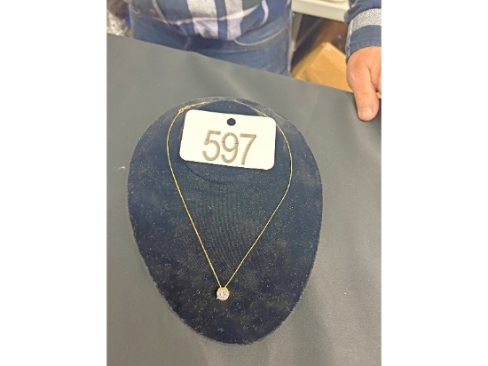 10kt Gold Chain with Pendant