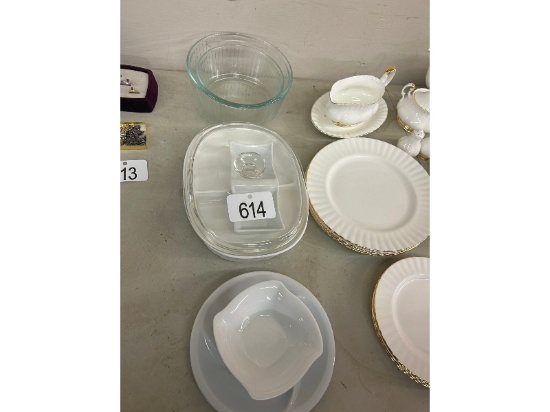 Row of Casseroles and Bowls