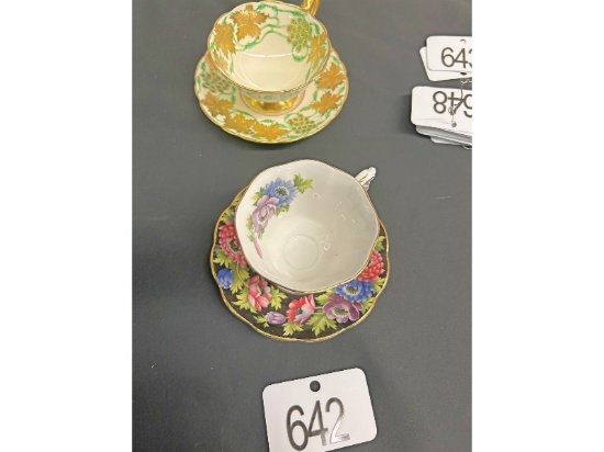 2 Cups and Saucers Including Royal Albert