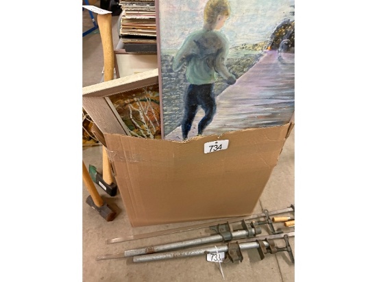 Box of Prints and Frames