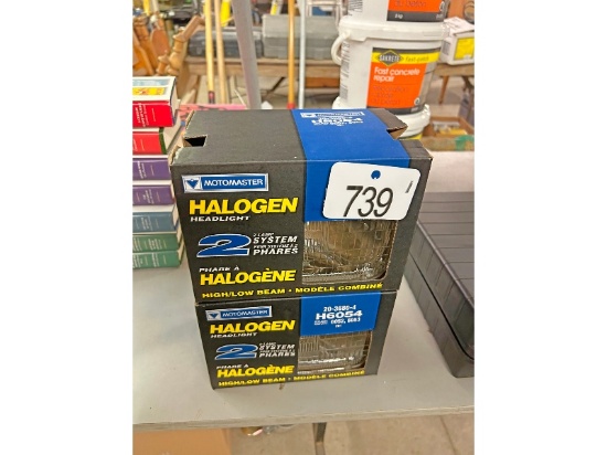 2 Halogen Headlights