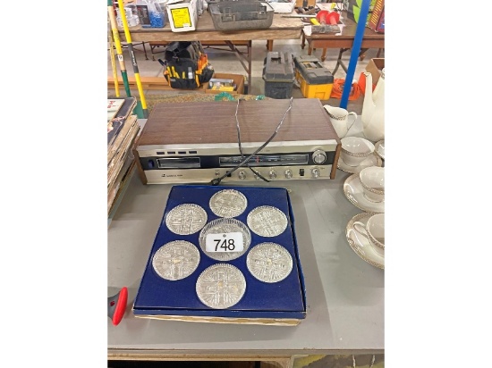 Radio and Crystal Coasters