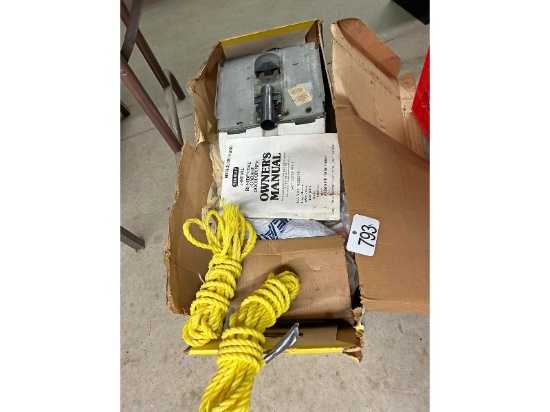 Garage Door Opener and Rope