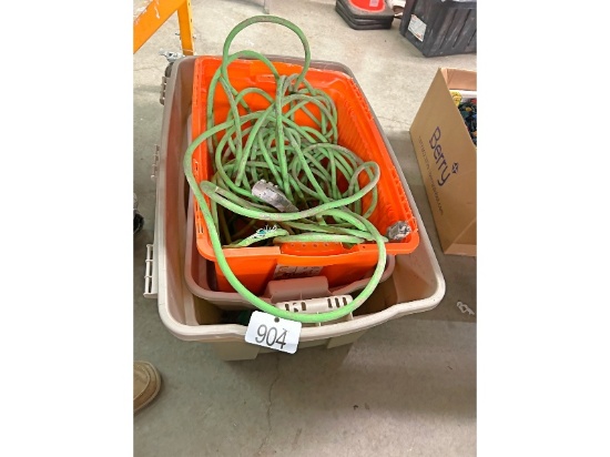2 Totes with Extension Cord - As Viewed