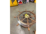 Round Helm Wheel Coffee Table