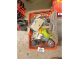 Basket of Plumbing and Drywall Supplies