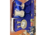 2 Silverplate -  Salt and Pepper and Goblet
