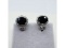 Sterling Silver 7.8 x 6.2mm Natural Blue Sapphire Earring